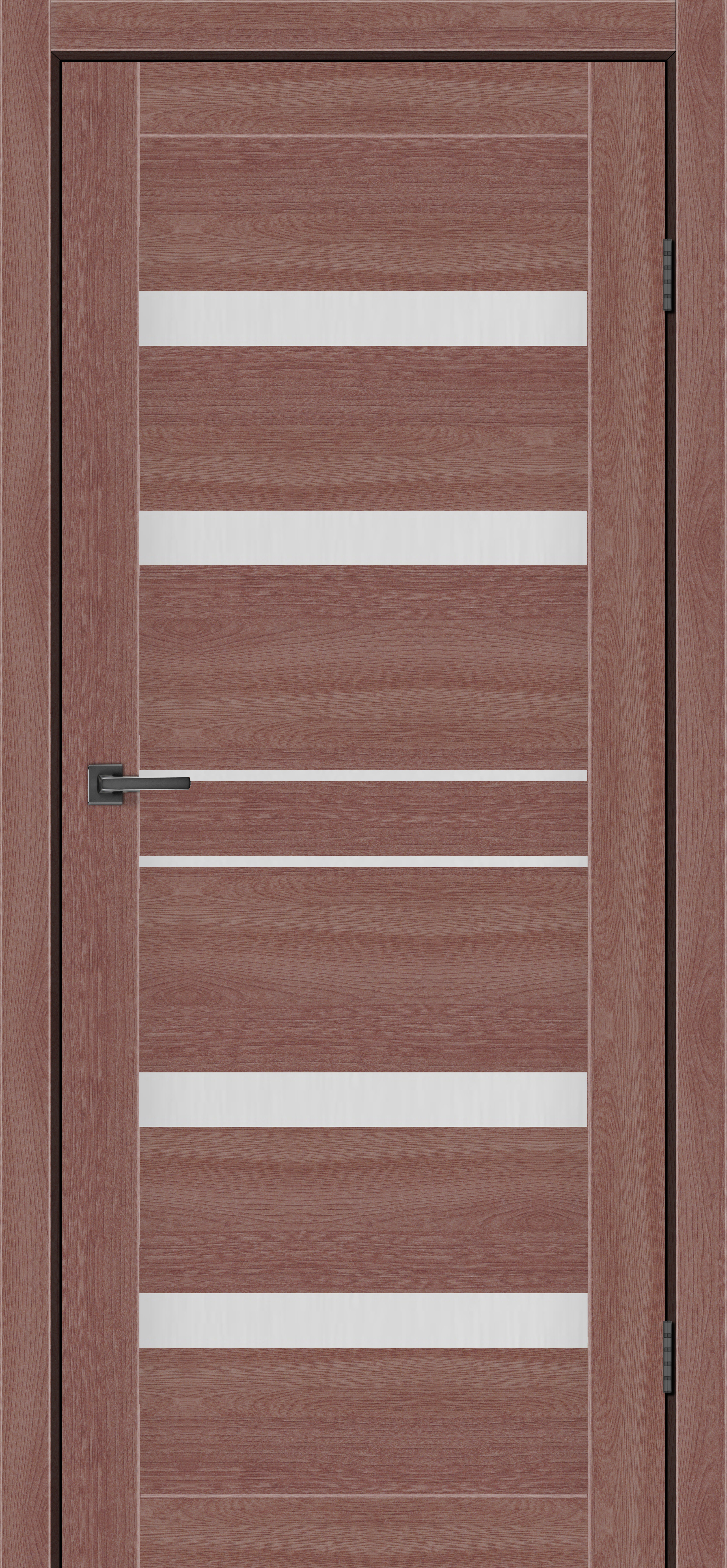 Дверне полотно MS Doors GEORGIA 60см дуб класичний скло сатин