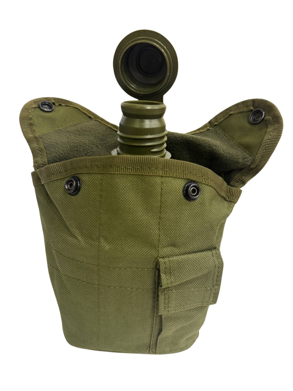 Фляга тактическая с чехлом Solve NATO 1 л Оливковый KT6003901