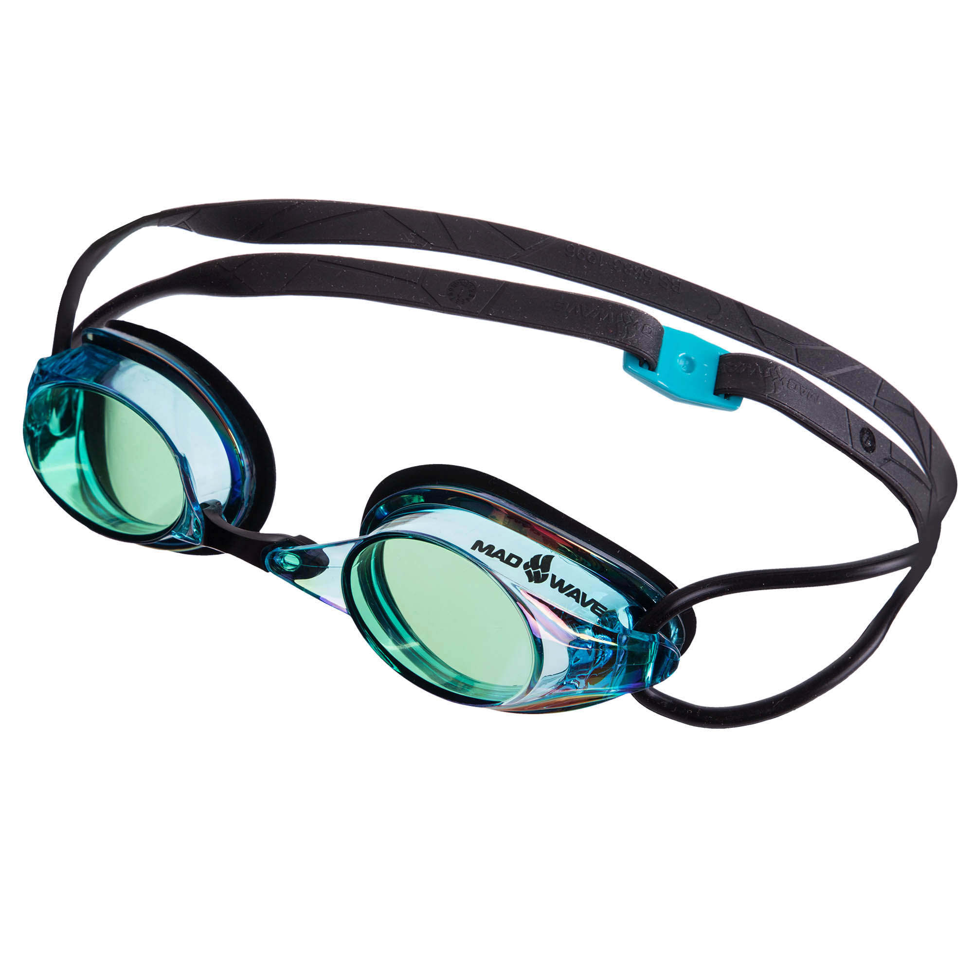 Очки для плавания MadWave STREAMLINE Rainbow M045703 Синий-Черный