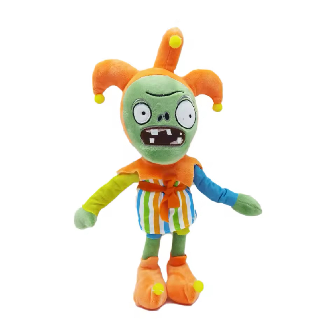 Мягкая игрушка Plants vs Zombies зомби придворный шут 30 см Разноцветный (953)