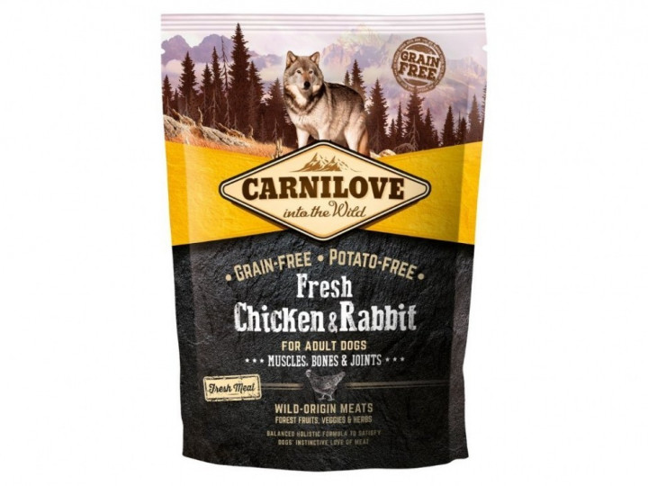 Сухий корм Carnilove Fresh Chicken Rabbit 1.5 kg (для дорослих собак)