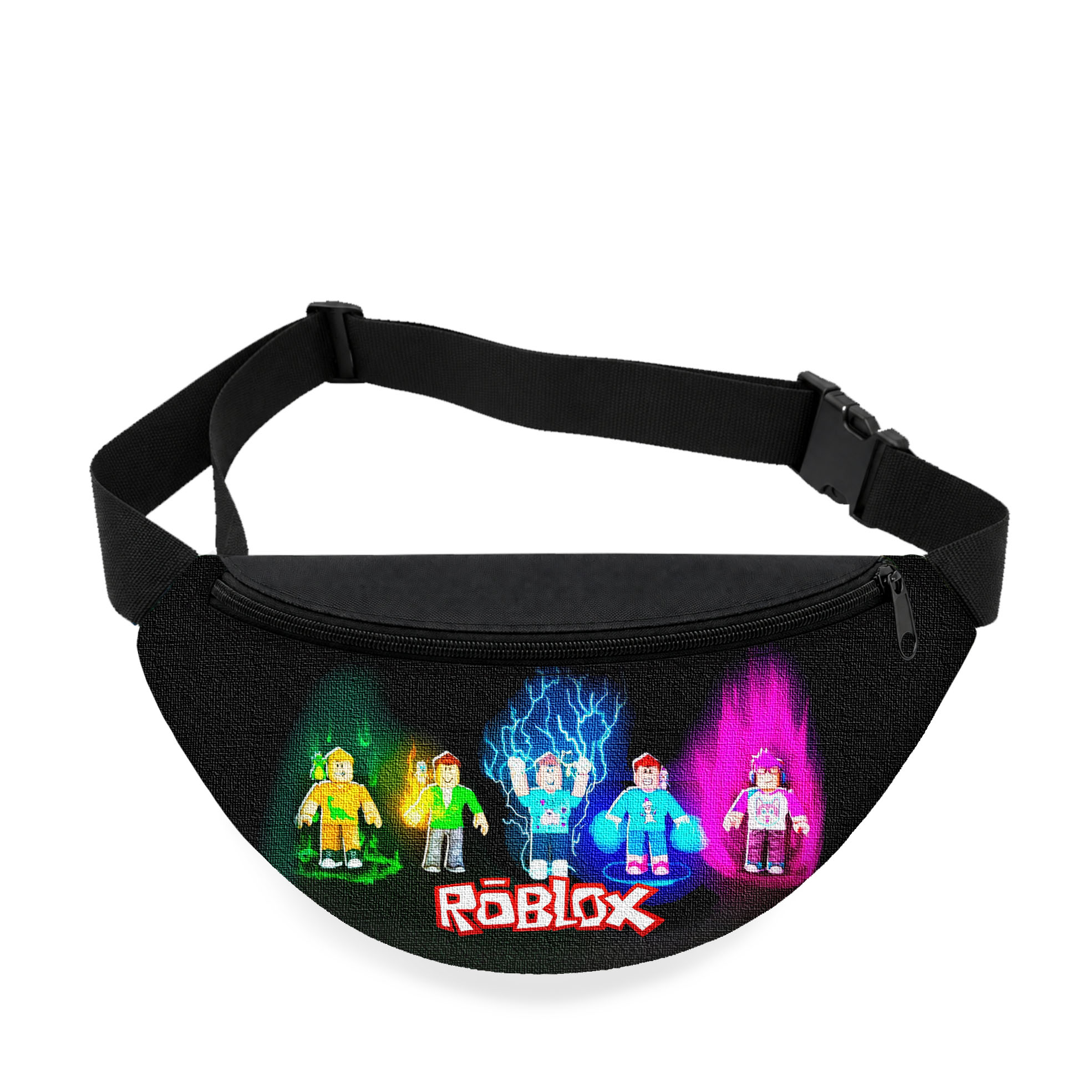 Дитяча сумка-бананка Roblox 32x15x7.5 см, чорна — арт. 2342422511