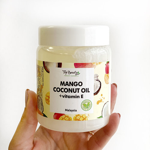 Ароматизована олія для обличчя, тіла та волосся Top Beauty банку 250 мл Mango-Coconut