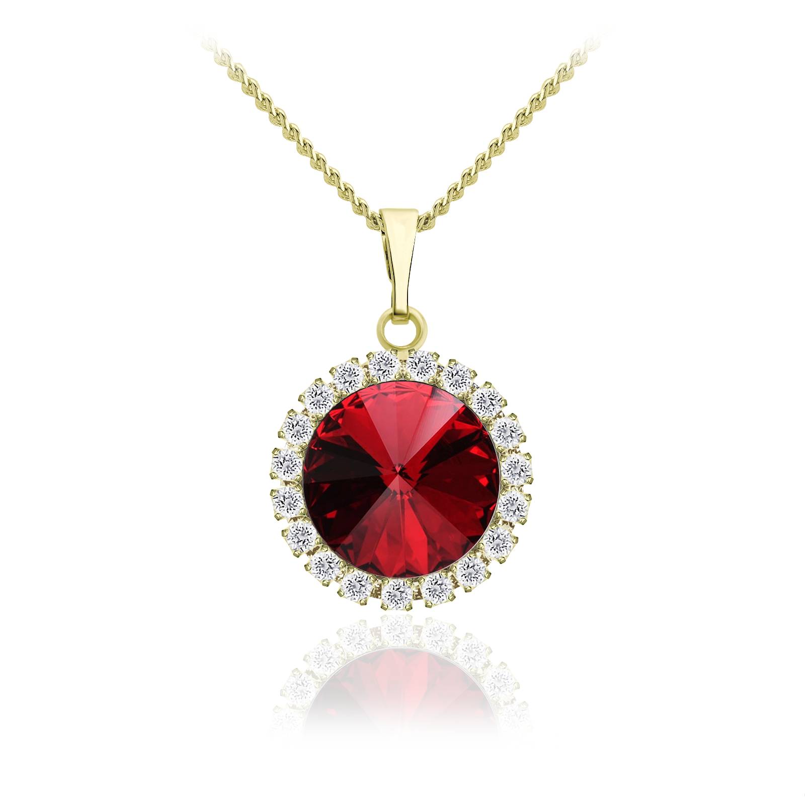 Підвіс з ланцюжком KOBI Rivoli Strass Ø 16 мм зі Swarovski (7430-3090-08-35)