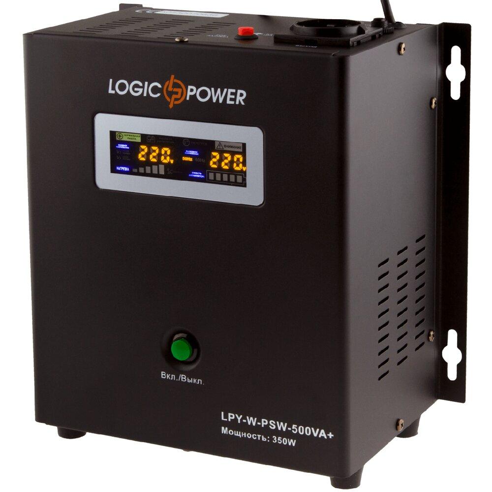 ДБЖ LogicPower LPY-W-PSW-500VA+ (350Вт) 5A/10A з правильною синусоїдою 12В