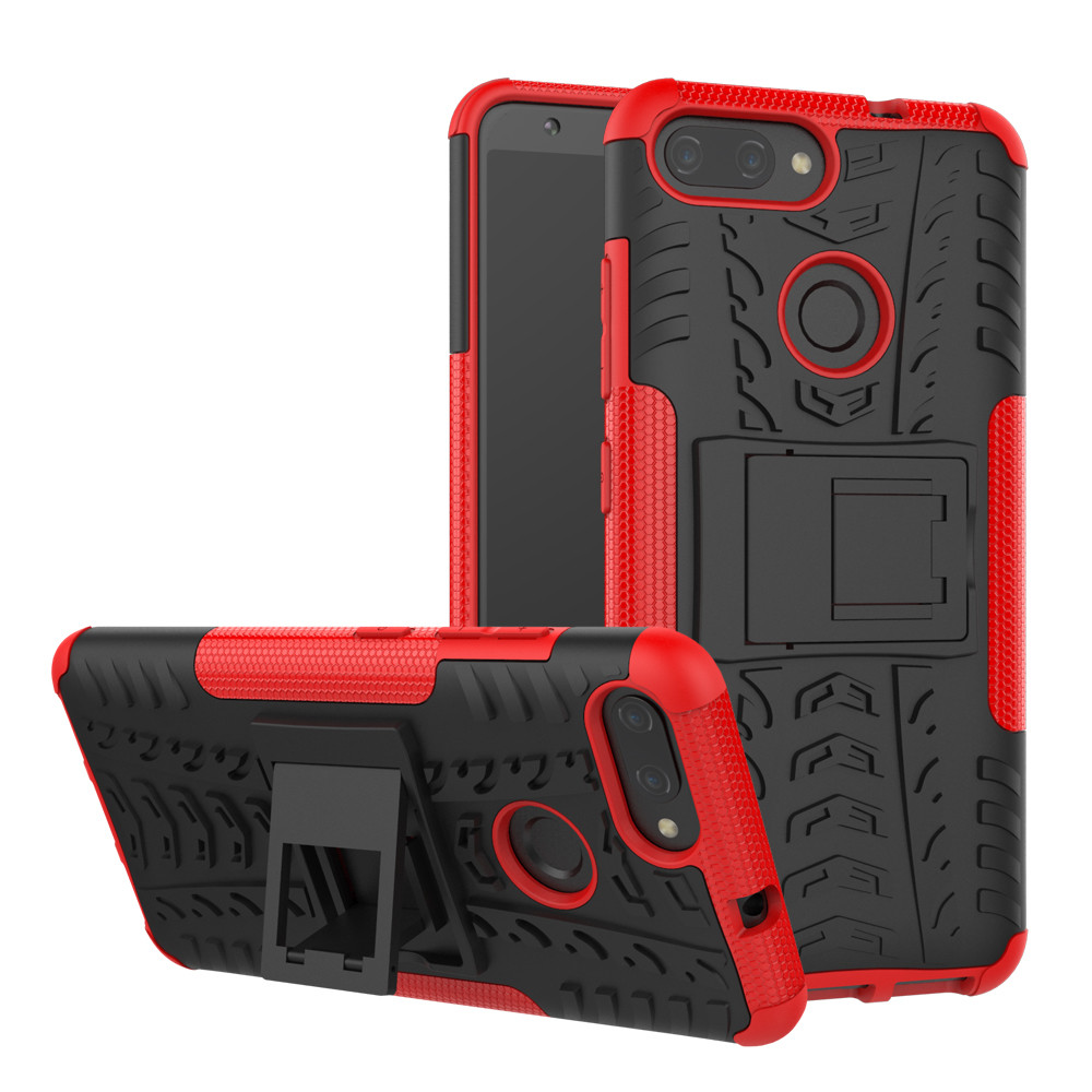 Чехол Armor Case для Asus Zenfone Max Plus (M1) ZB570TL Красный (hub_puRp92310)