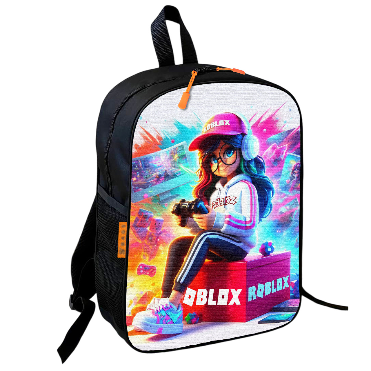 Дитячий шкільний рюкзак Roblox 36х27х13 см, водонепроникний, різнобарвний