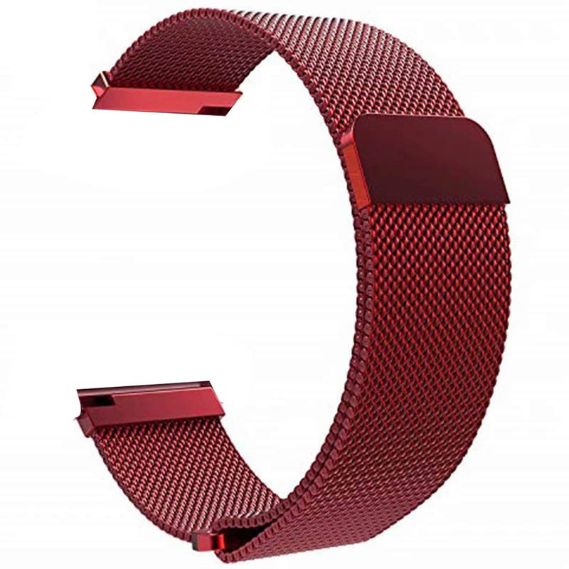 Ремінець Milanese Loop для Xiaomi Amazfit / Samsung 20 mm (Red) 904505