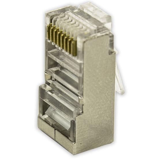 Коннектор для кабеля типа витая пара Lesko UTP RJ-45 Metall