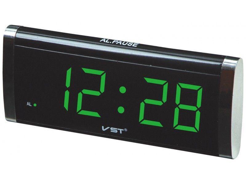Електронний годинник з пам'яттю VST 730 Чорний (R0185)