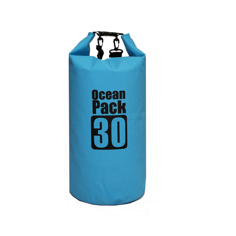 Водонепроницаемый рюкзак/гермомешок с шлейкой на плечо Ocean Pack 30 л Blue (5788544)