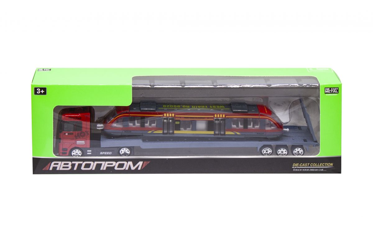 Вагон-метро із серії Автопром червоний (7875)