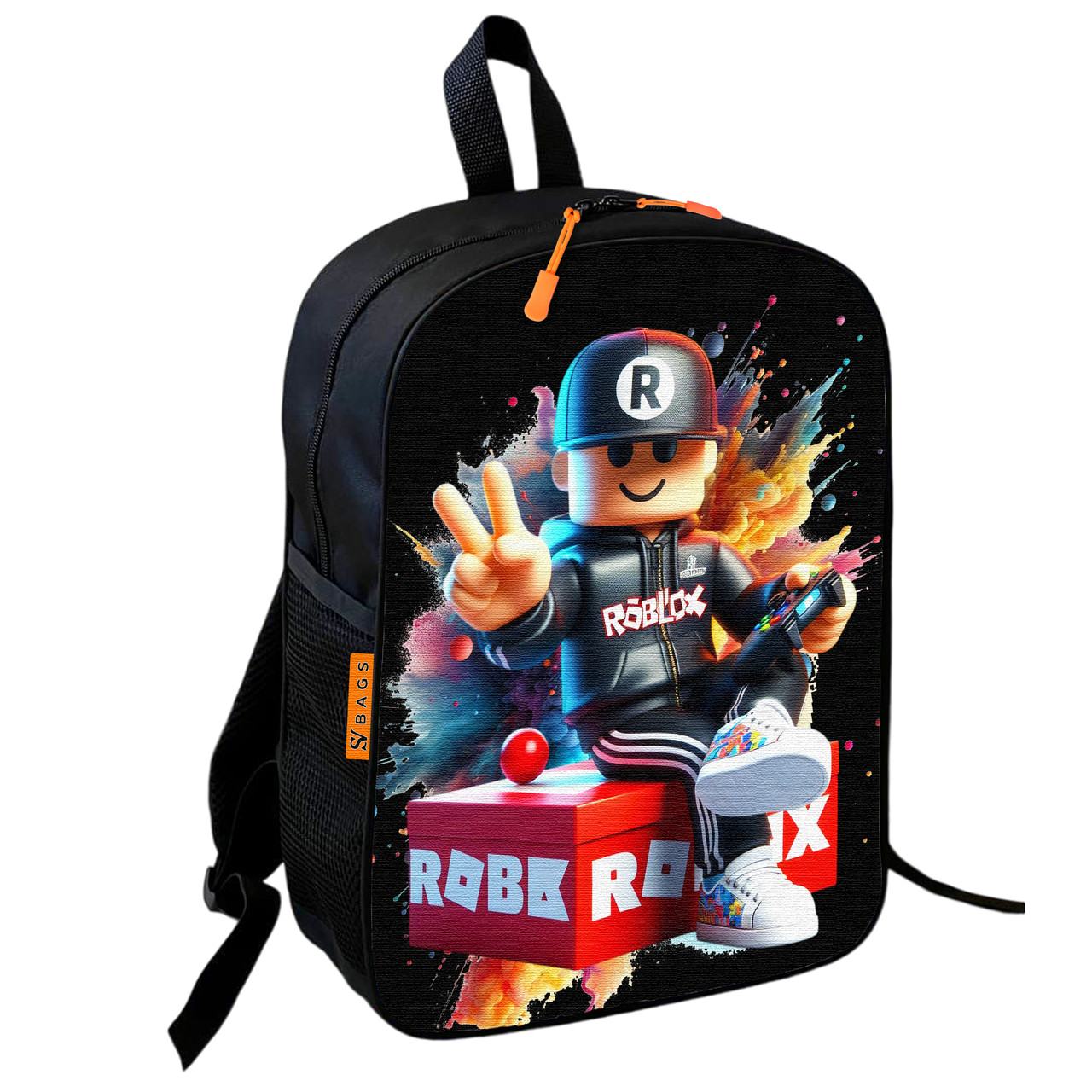 Дитячий шкільний рюкзак Roblox 36х27х13 см, водонепроникний, різнокольоровий — арт. 2551263623