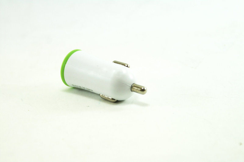 Автомобільний зарядний пристрій USB White-green (hub_np2_0447)