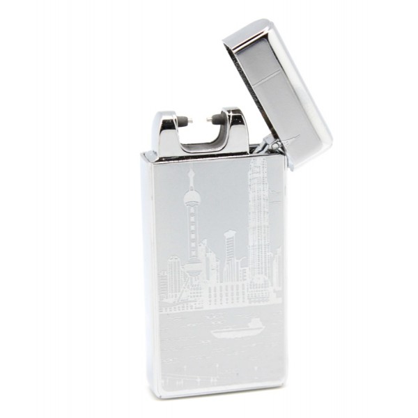 Електроімпульсна запальничка USB M1 Silver