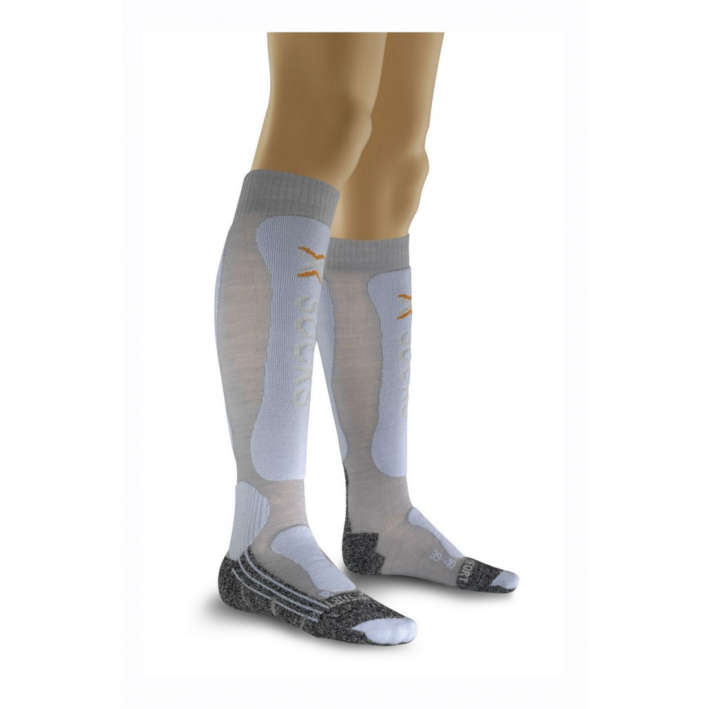 Шкарпетки X-Socks Ski Comfort Supersoft Lady 35-36 Сірий/Бежевий (1068-X20274 35-36)