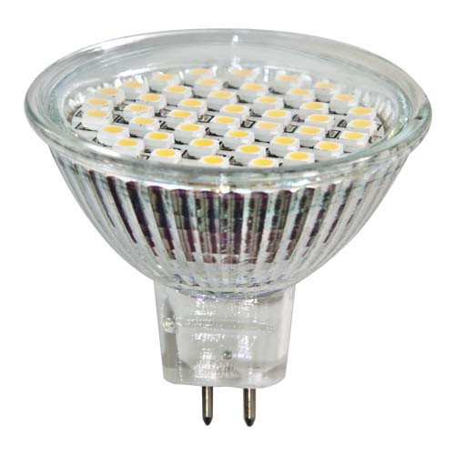 LED лампа LB-24 MR16 G5.3 3W 4000K 5 шт Прозорий (004656)