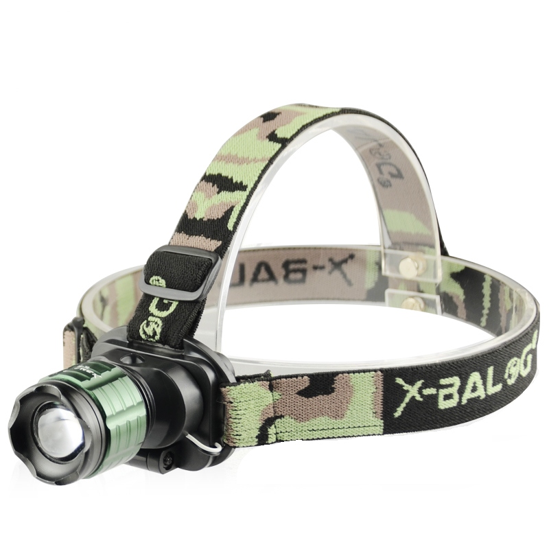 Налобний ліхтар X-Balog BL-6808 Camo (1019)