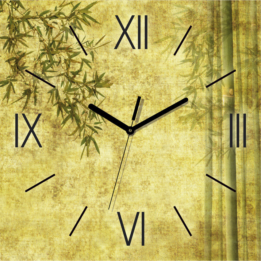 Часы настенные Зеленый Бамбук (110-1083253)
