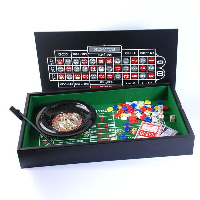 Набор для игры Рулетка и мини покер (115-10812714)