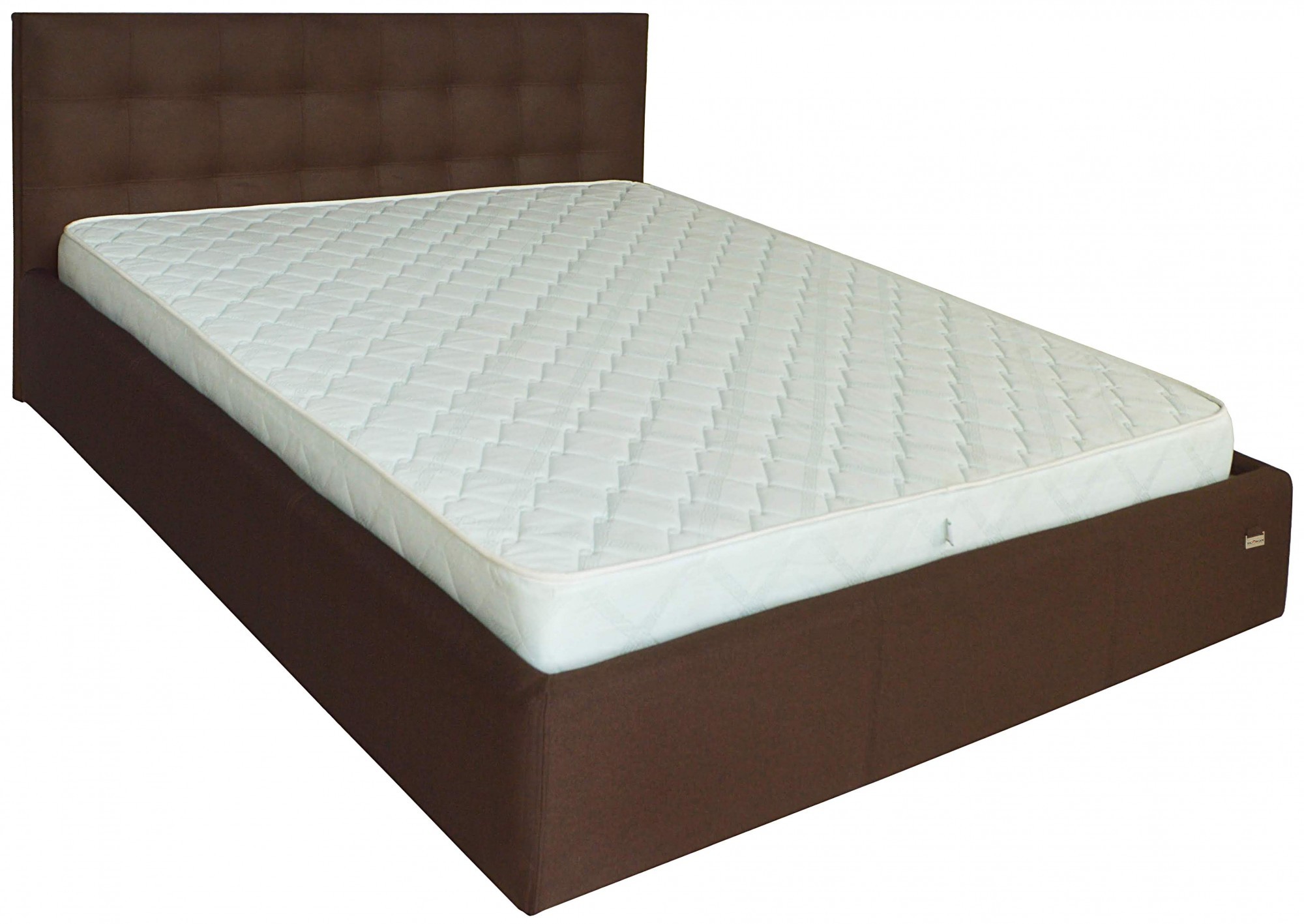 Ліжко Richman Chester New Comfort 140 х 200 см Suarez 1010 Темно-коричневий