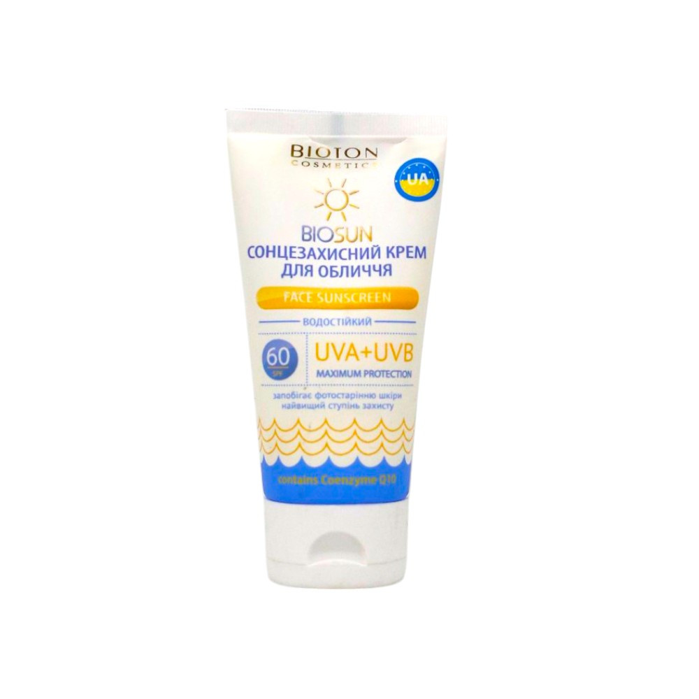 Солнцезащитный крем для лица Bioton Cosmetics SPF 60 50 мл
