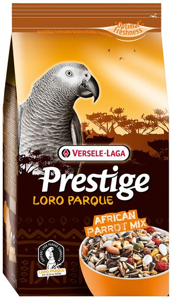 Корм для попугаев жако сенегальский конголезский Versele-Laga Prestige Loro Parque African Parrot Mix 1 кг (222010)