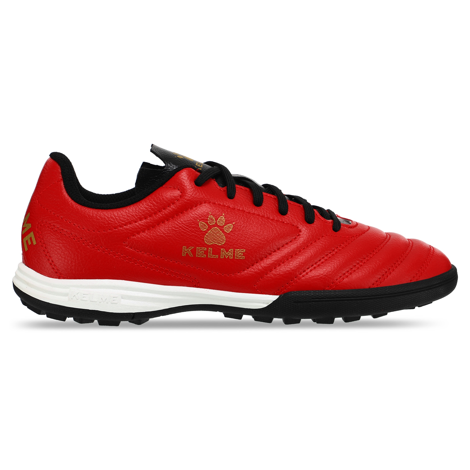 Сороконожки футбольные детские Kelme BASIC 873701-9611 34 красный-черный