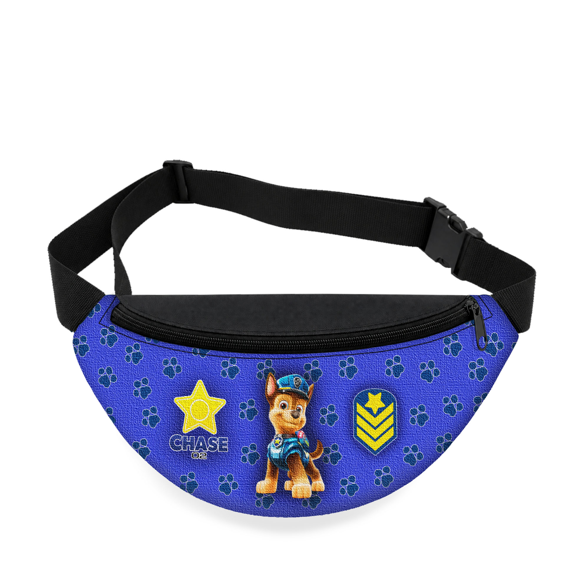 Сумка-бананка дитяча Paw Patrol, 32x15x7.5 см, чорна