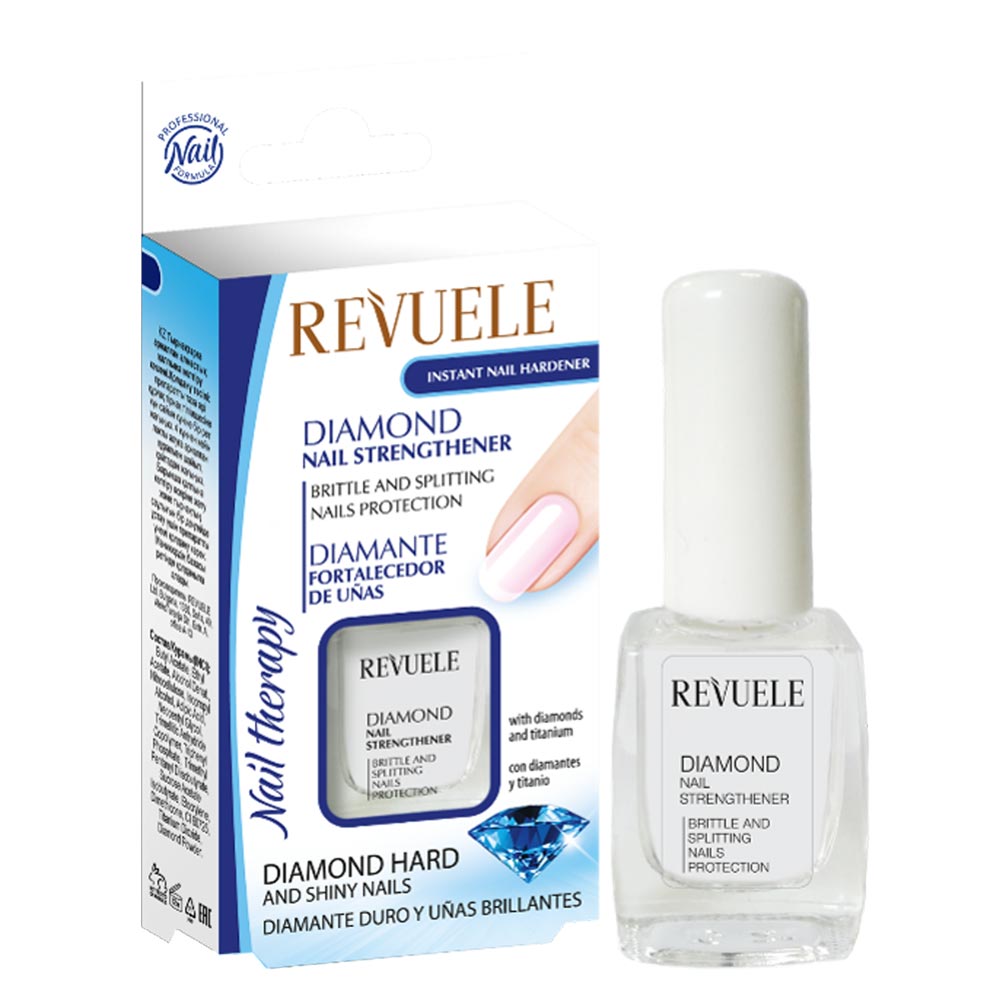 Бриллиантовое средство для укрепления ногтей NAIL THERAPY Revuele 10 мл