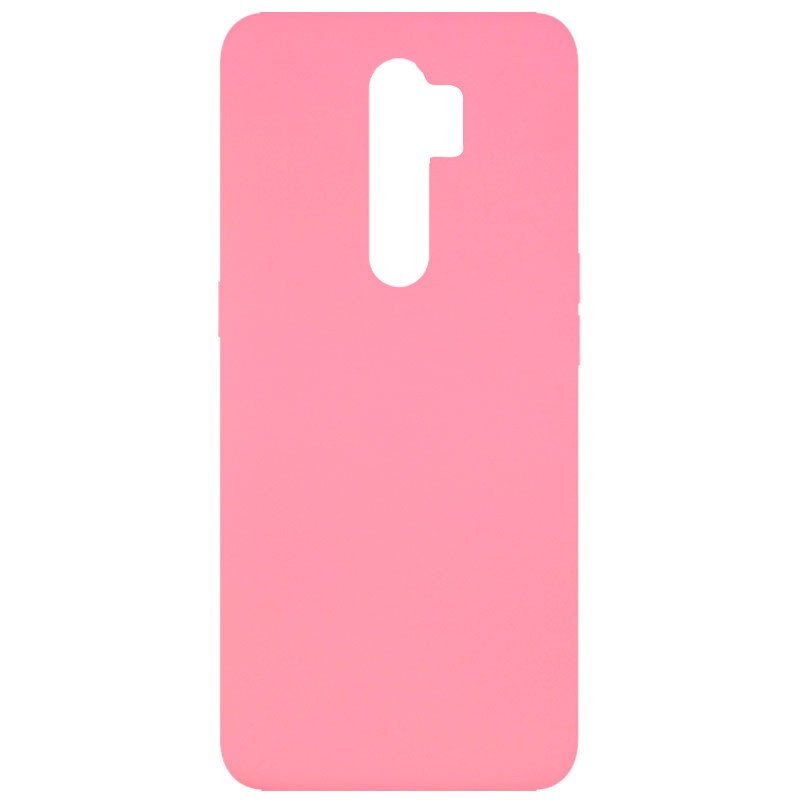Чохол Silicone Cover Full without Logo (A) для Oppo A5 (2020) (Рожевий / Pink) 1081141