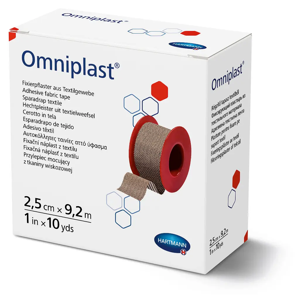 Пластырь фиксирующий текстильный Paul Hartmann Omniplast 2,5 см х 9,2 м