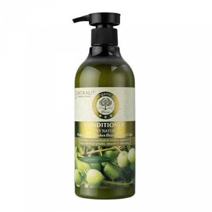 Кондиционер для волос Питательный Wokali Prof Natural Organic Olive 550мл