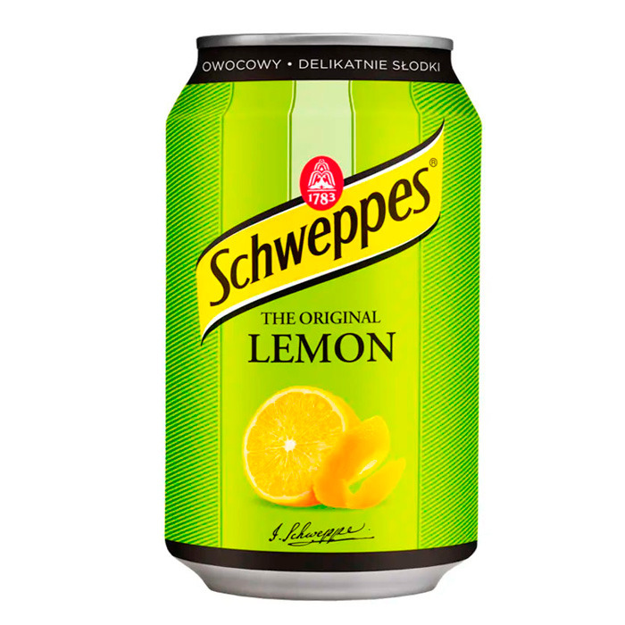 Напиток газированный Schweppes Original Lemon 330мл (19271)