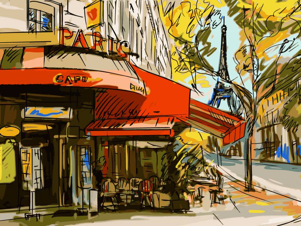 Картина по номерам Art Craft "Живописный Париж" 40х50 см 11209-AC
