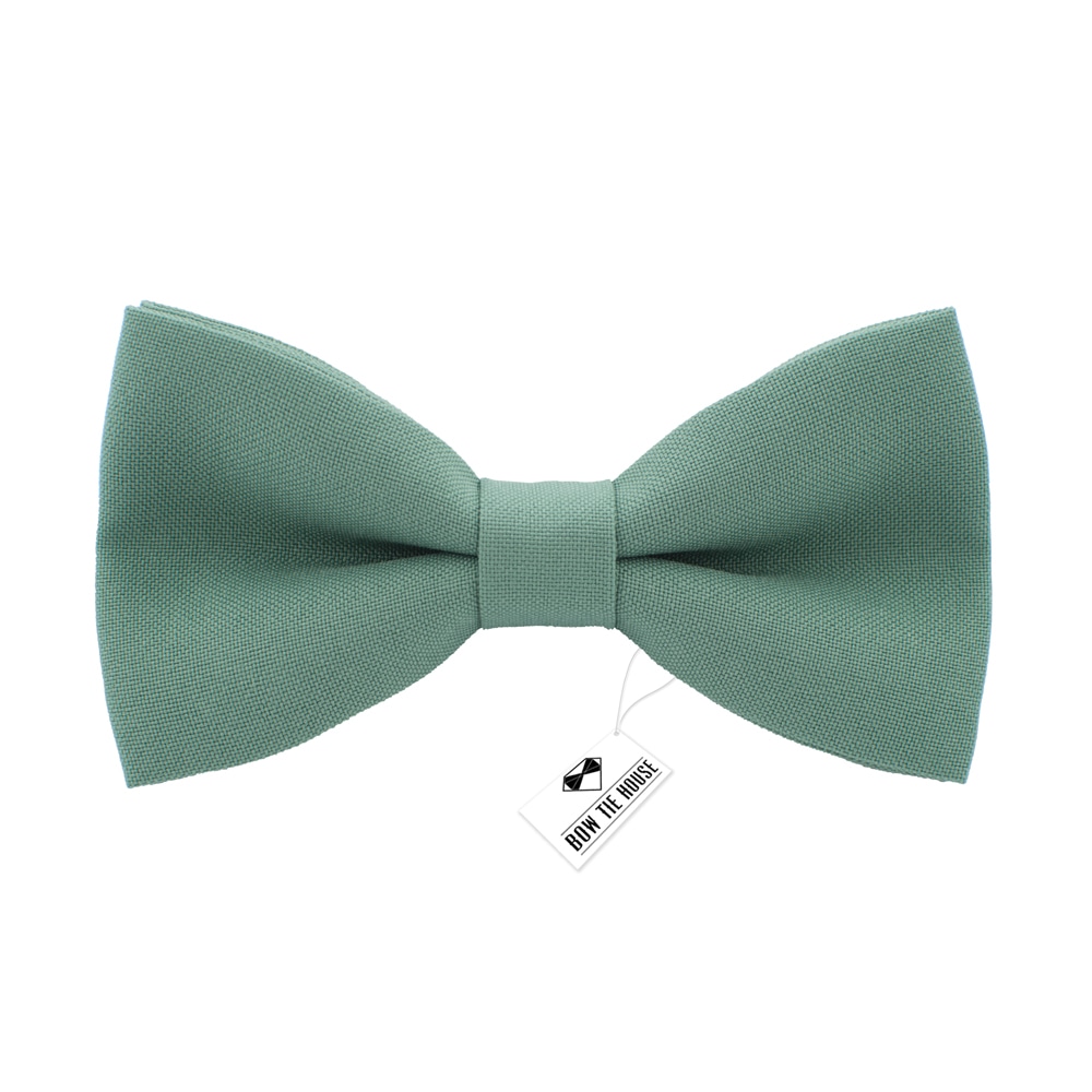 Метелик Bow Tie House однотонний з габардином 09480 11 х 6 см Зелений