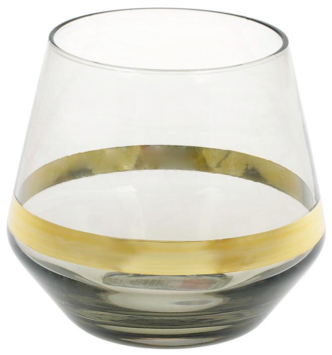 Набір 4 склянки Etoile 500мл, сірий димчастий Bona DP38936