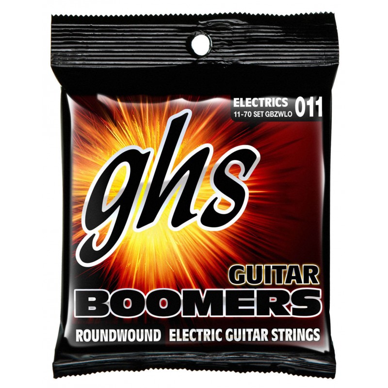 Струни для електрогітари GHS GBZWLO Boomers Extra Heavy Electric Guitar Strings 11/70