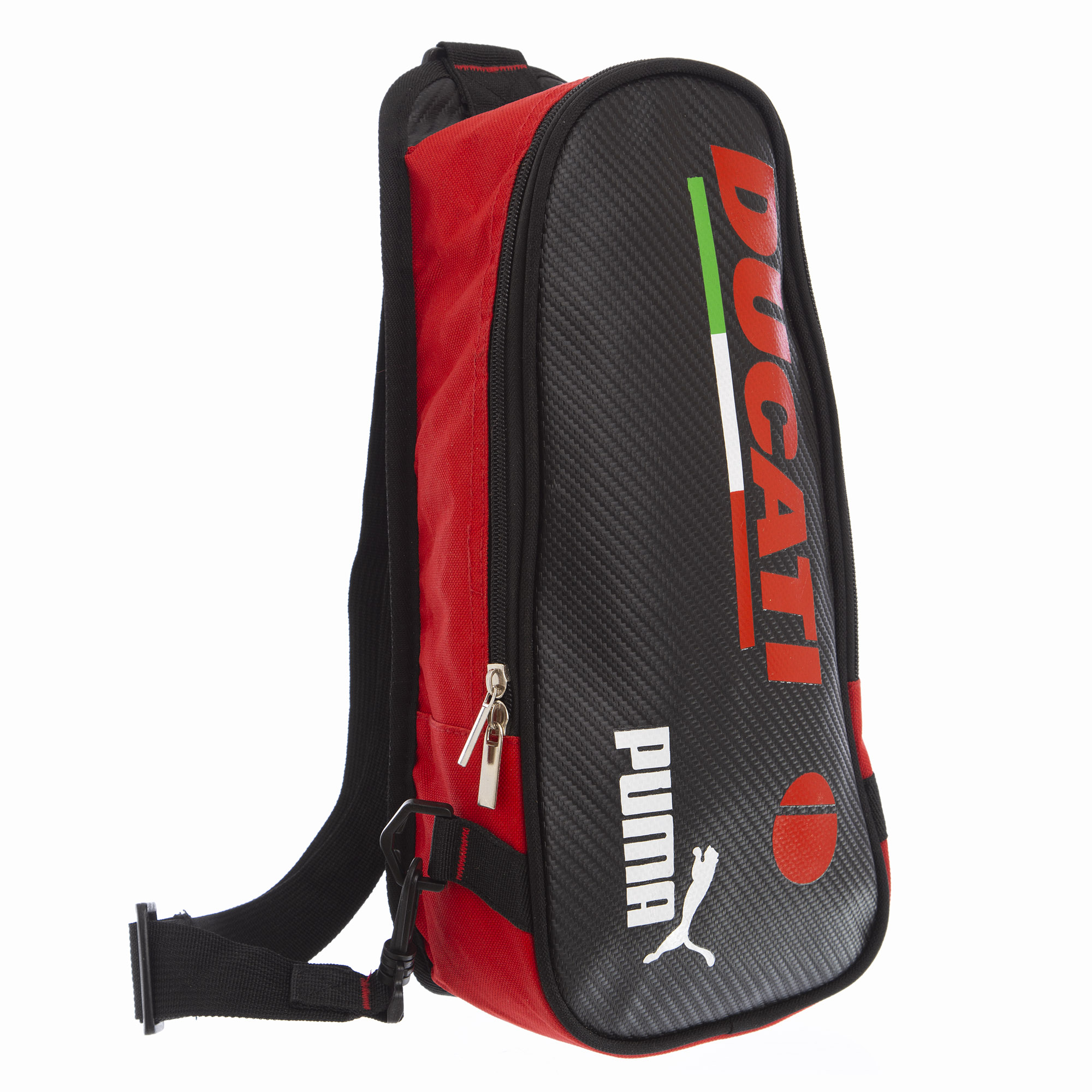 Моторюкзак однолямочный SP-Sport MS-5481-10 DUCATI 42х15х7см Черный-Красный