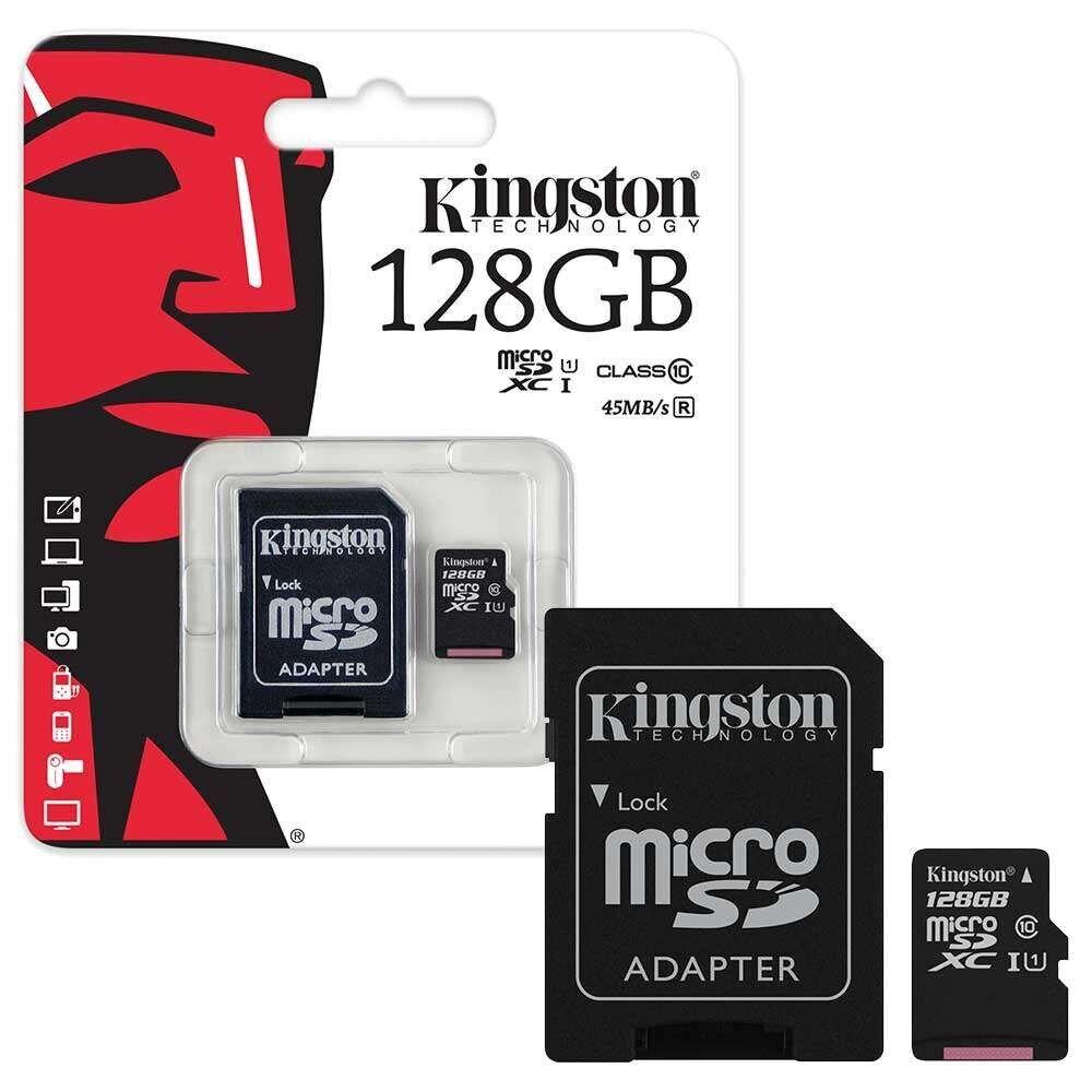 Карта памяти Kingston 128Gb micro SD Class 10