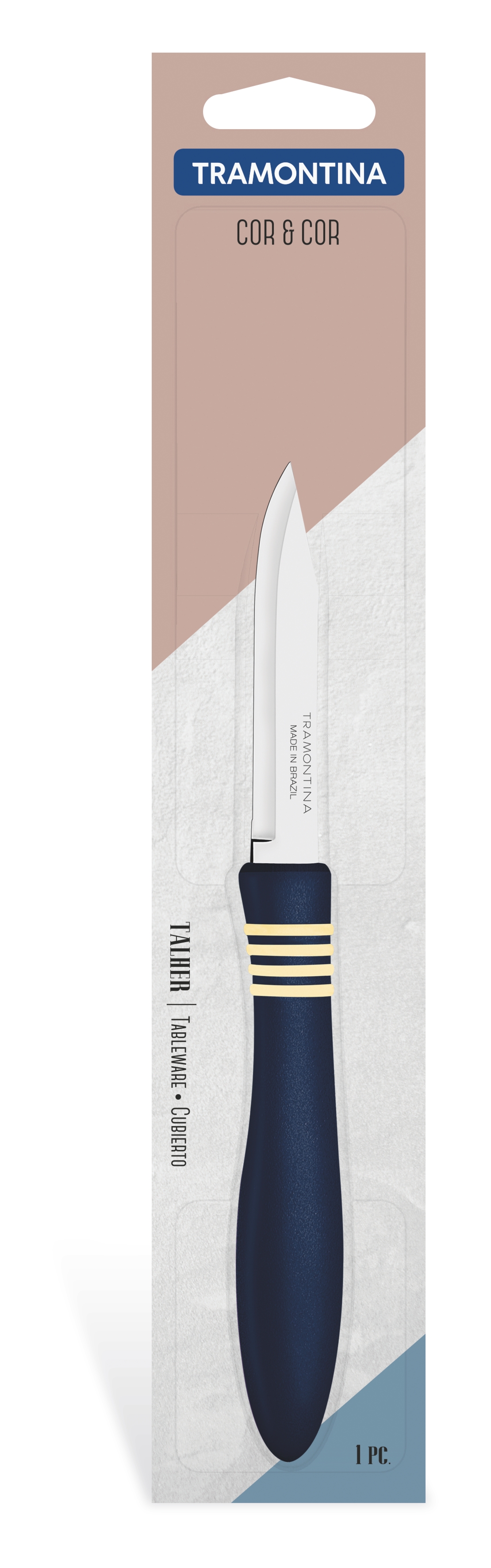 Нож для овощей TRAMONTINA COR & COR, 76 мм (6410501)