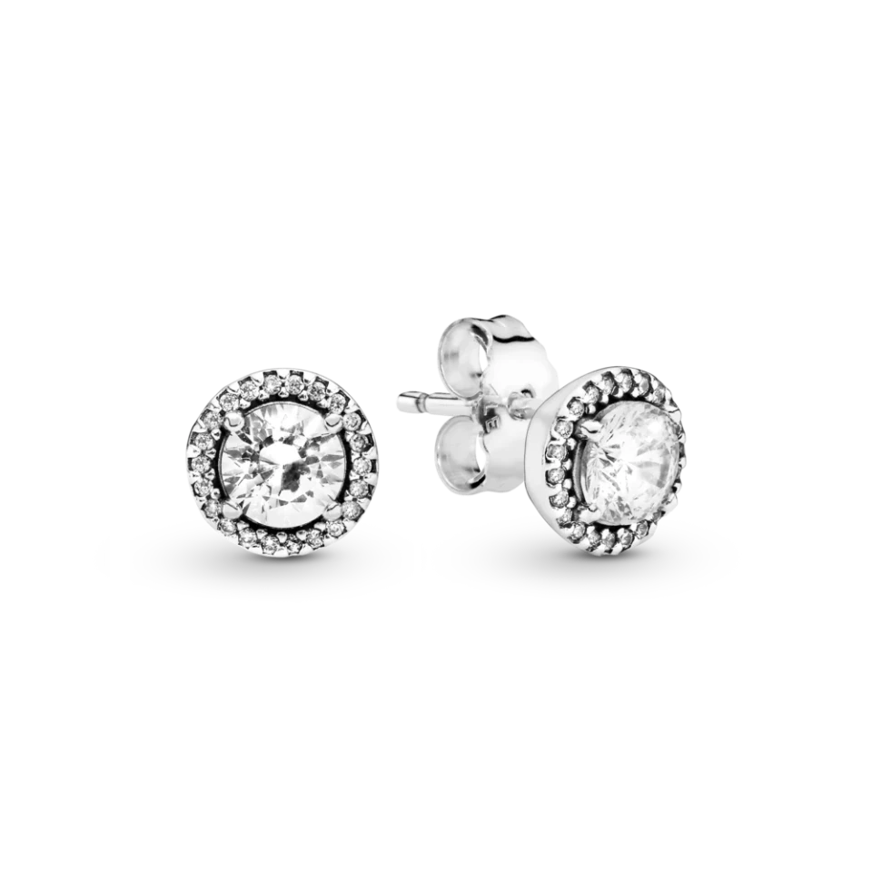 Срібні сережки блискучі No Brand 296272CZ (1390005997)