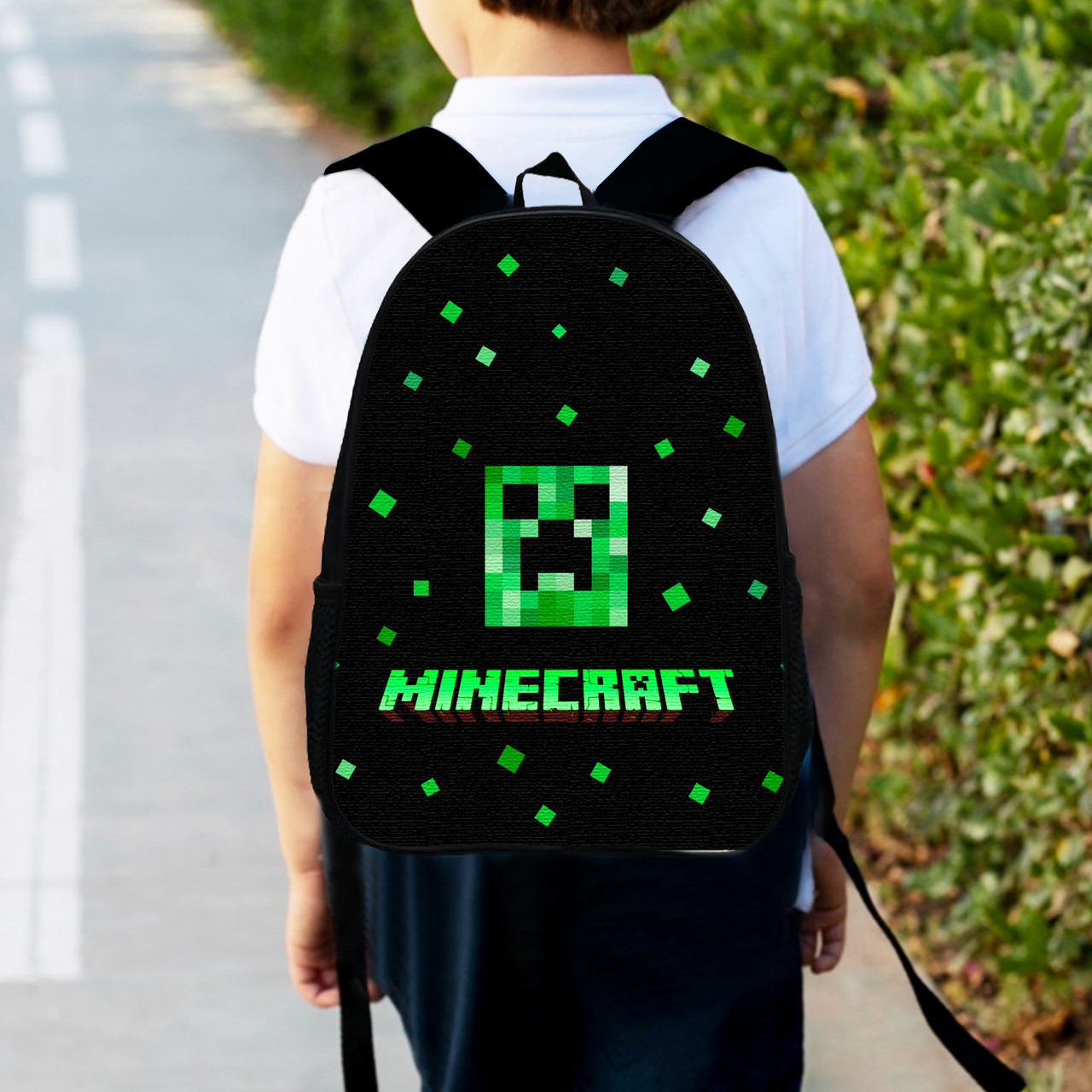 Дитячий рюкзак Minecraft 34х27х13 см, водонепроникний, з принтом