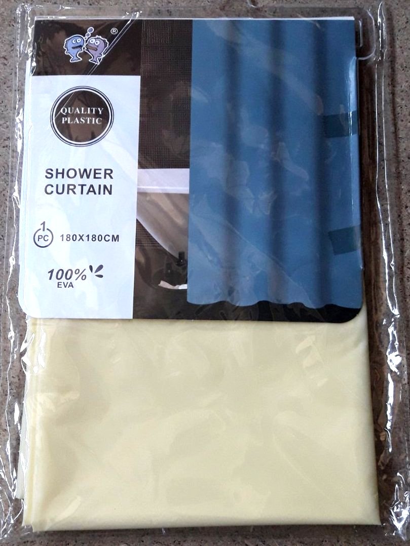 Шторка для ванної кімнати Shower Curtain 1.8 х 1.8 м Бежевий