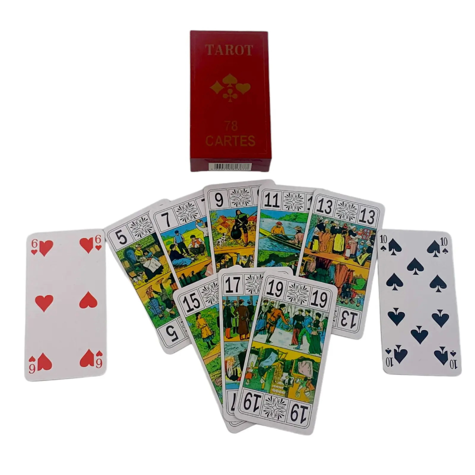 Карты для игры в тарок DUKE Tarot 78 карт Разноцветный (DN29753A)