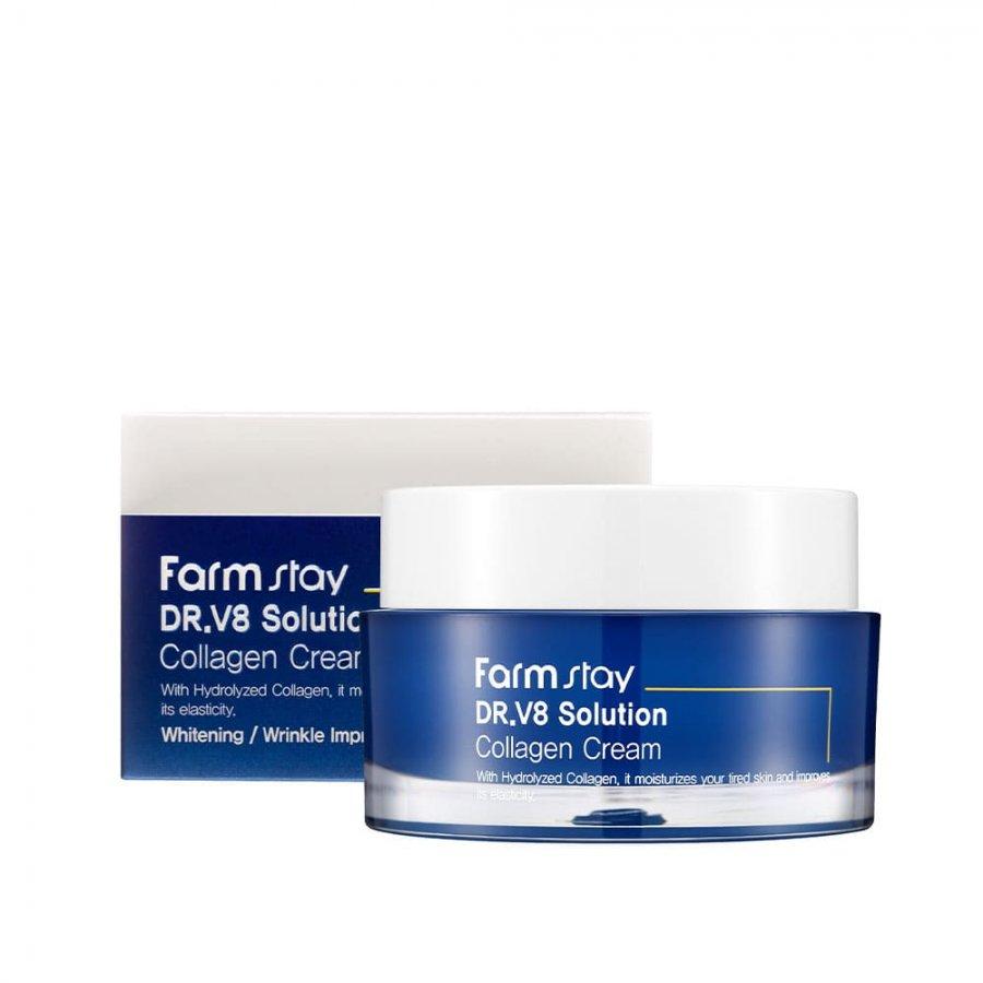 Антивозрастной крем для лица с коллагеном FarmStay Dr.V8 Solution Collagen Cream 50 мл (8809624723614)