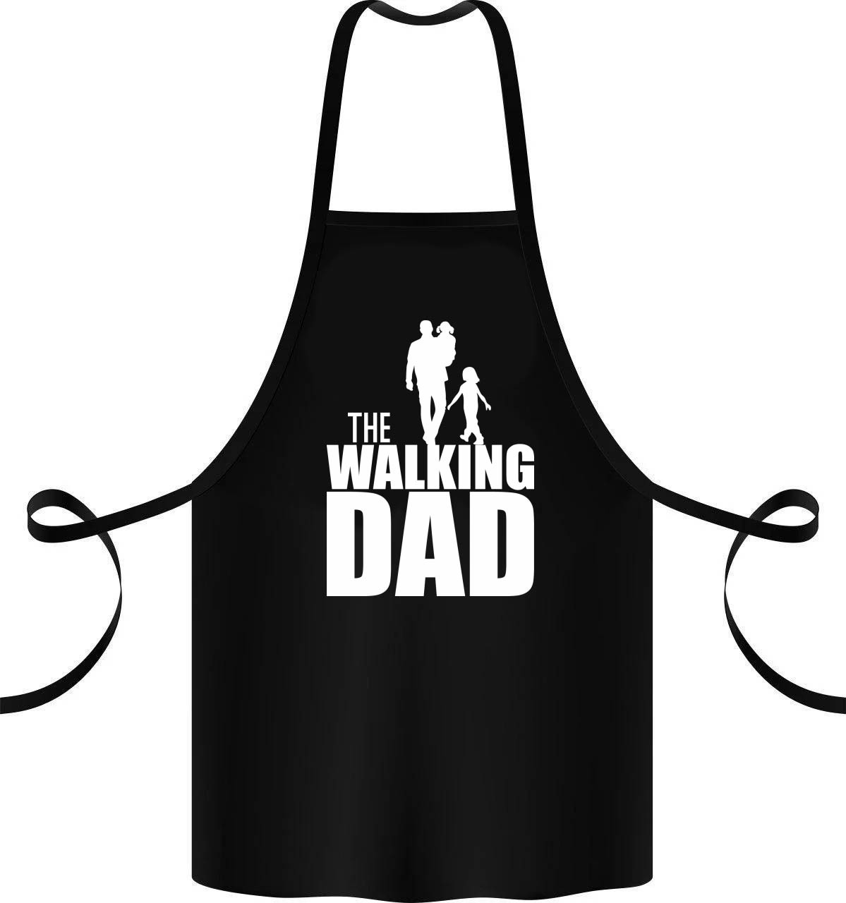 Фартук с принтом Кавун The walking dad 68 см Черный