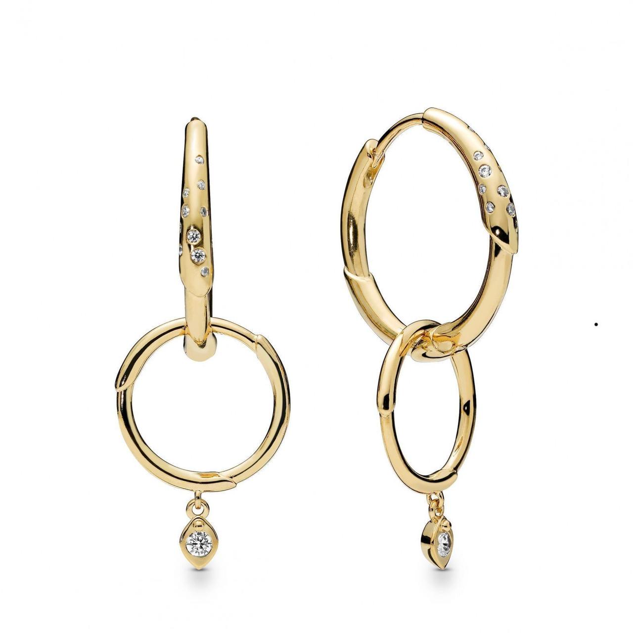 Срібні сережки No Brand Бамбук 267927CZ (1341788650)