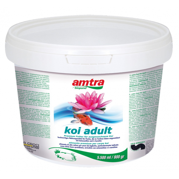 Корм для рыб Amtra Biopond Koi Adult Astaxantine 5500 мл 800 г