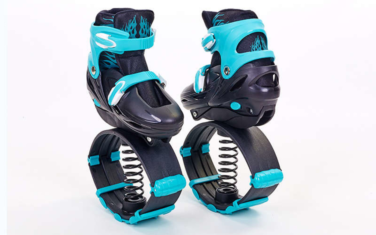 Черевики на пружинах фітнес джампери NewStar Kangoo Jumps SK-901H 35-38 Blue (SP00052)